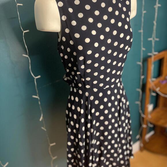 Vintage 1980s Joseph Ribkoff Polka Dot Dress Size S/M - Picture 2 of 9